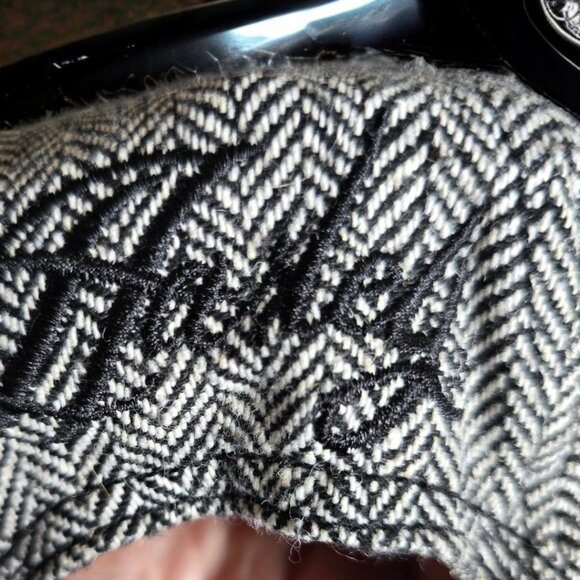 HARLEY-DAVIDSON Womens Newsboy Trendsetter Black/Gray Cap OSFA - Picture 3 of 8